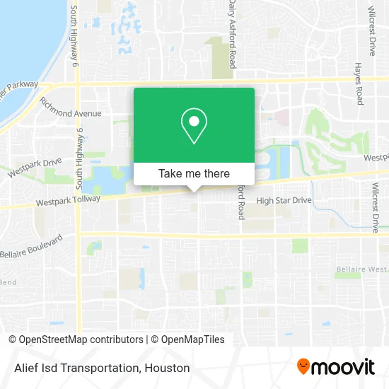 Alief Isd Transportation map
