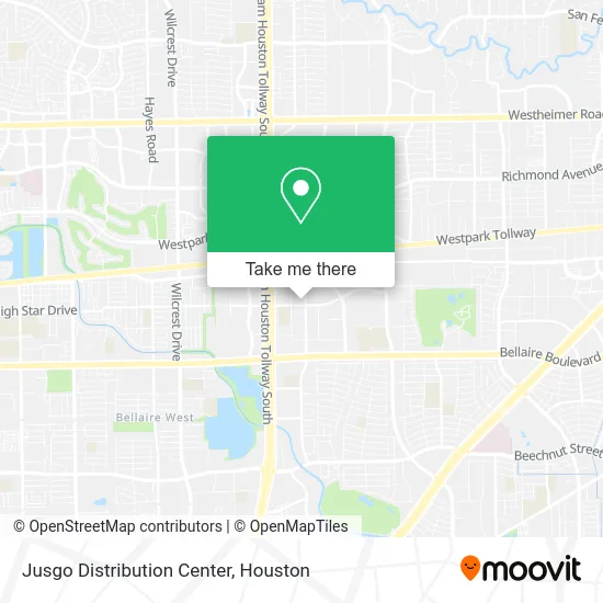 Jusgo Distribution Center map