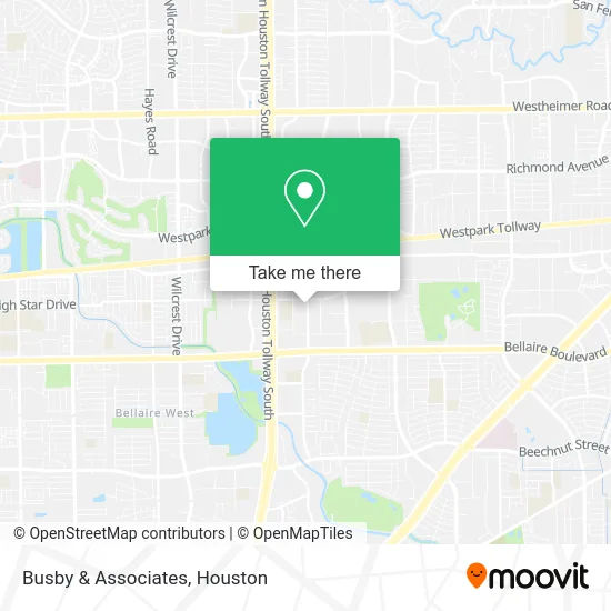 Busby & Associates map