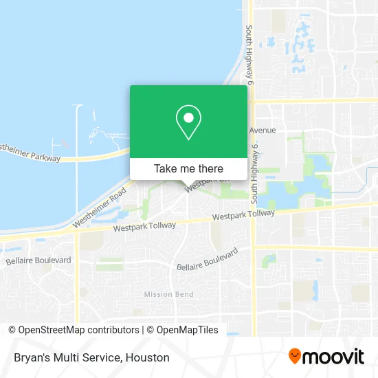 Mapa de Bryan's Multi Service
