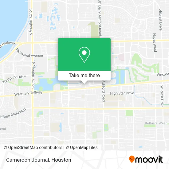 Cameroon Journal map