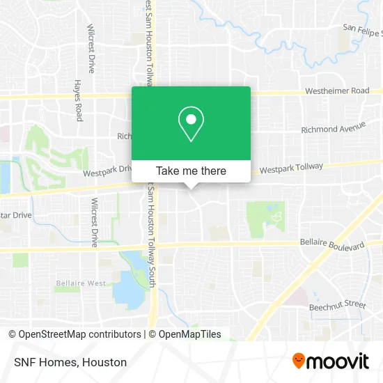 SNF Homes map