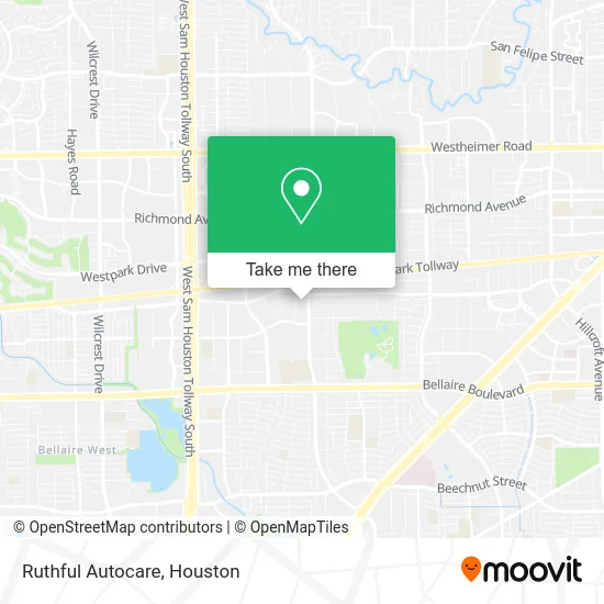 Mapa de Ruthful Autocare