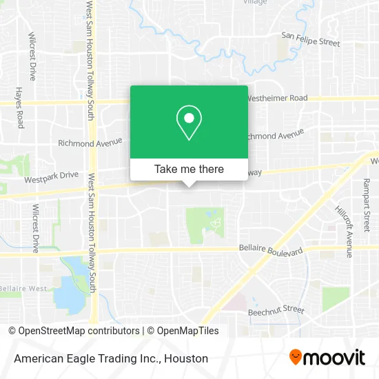 Mapa de American Eagle Trading Inc.