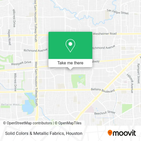 Solid Colors & Metallic Fabrics map