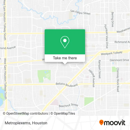 Metroplexems map
