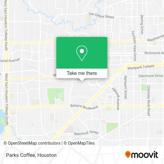 Parks Coffee map