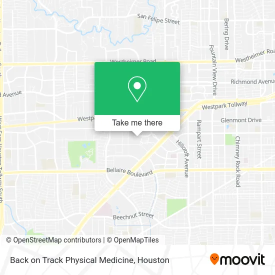 Mapa de Back on Track Physical Medicine