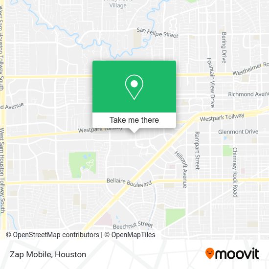 Zap Mobile map
