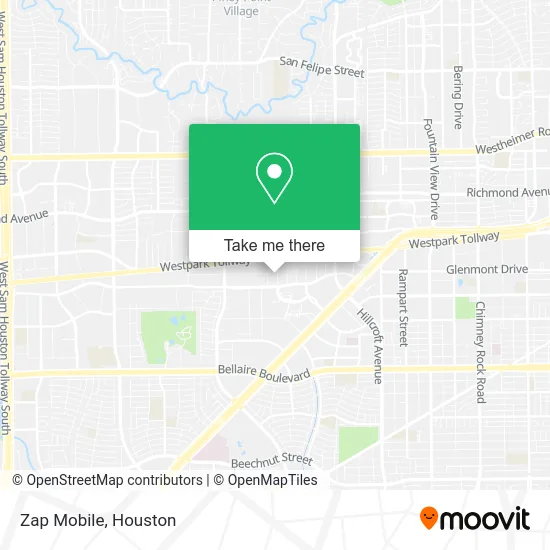Mapa de Zap Mobile
