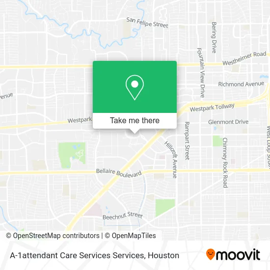 A-1attendant Care Services Services map