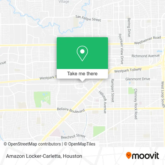 Amazon Locker-Carletta map