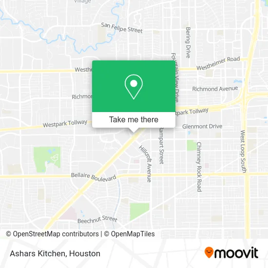 Ashars Kitchen map