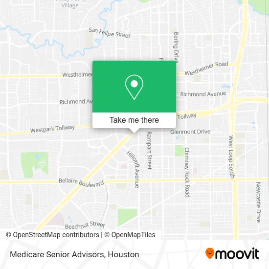 Medicare Senior Advisors map