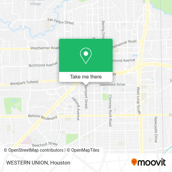 Mapa de WESTERN UNION