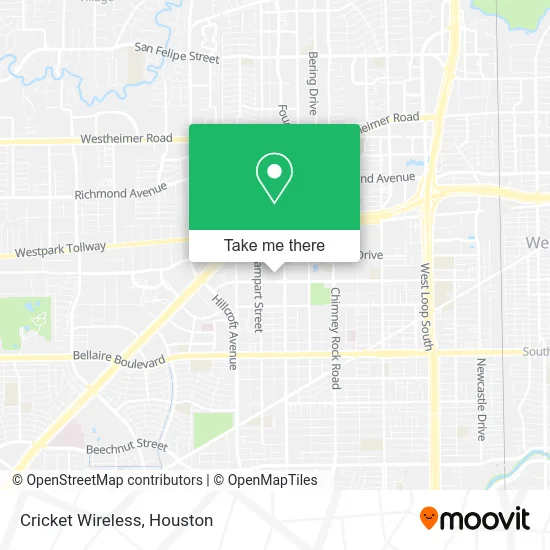 Cricket Wireless map