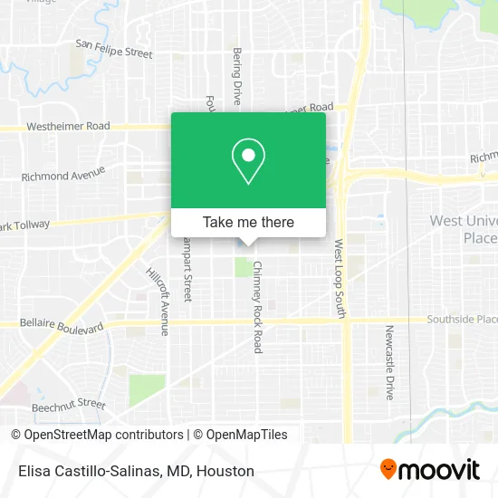 Elisa Castillo-Salinas, MD map