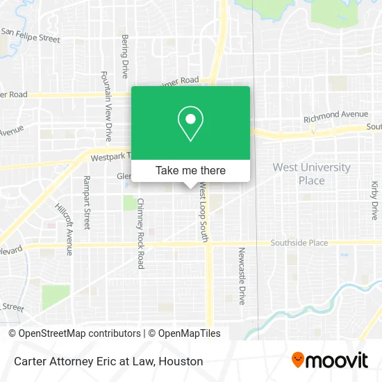 Carter Attorney Eric at Law map