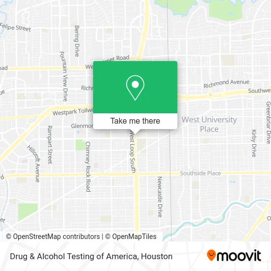 Drug & Alcohol Testing of America map