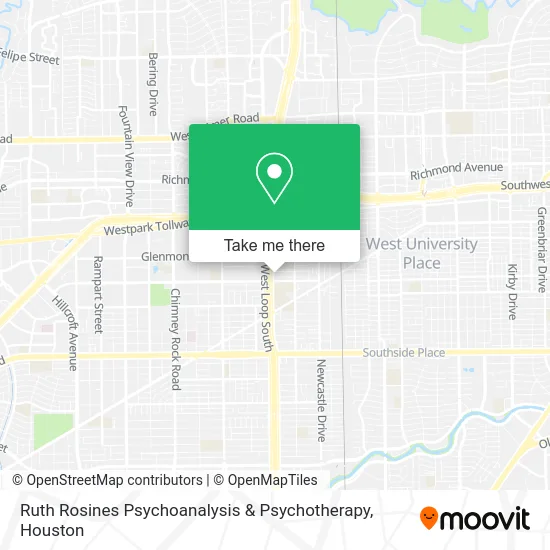 Ruth Rosines Psychoanalysis & Psychotherapy map