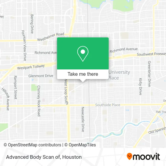 Advanced Body Scan of map