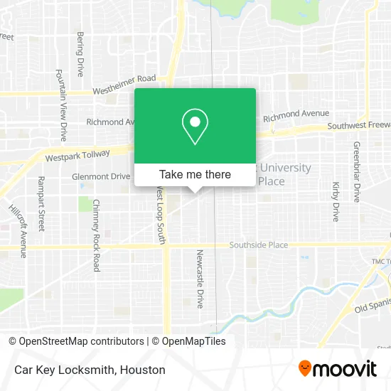 Car Key Locksmith map