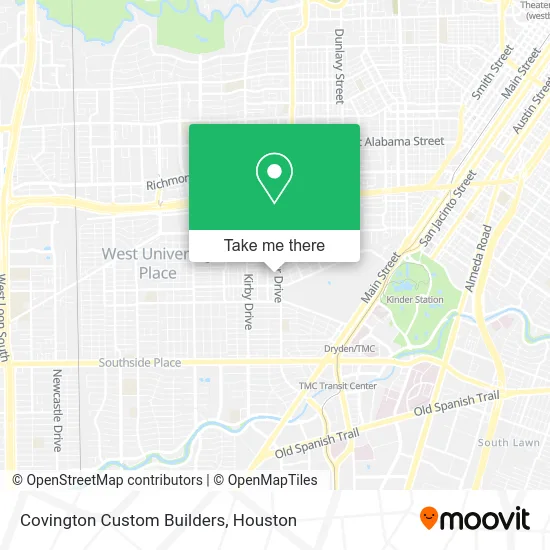 Mapa de Covington Custom Builders