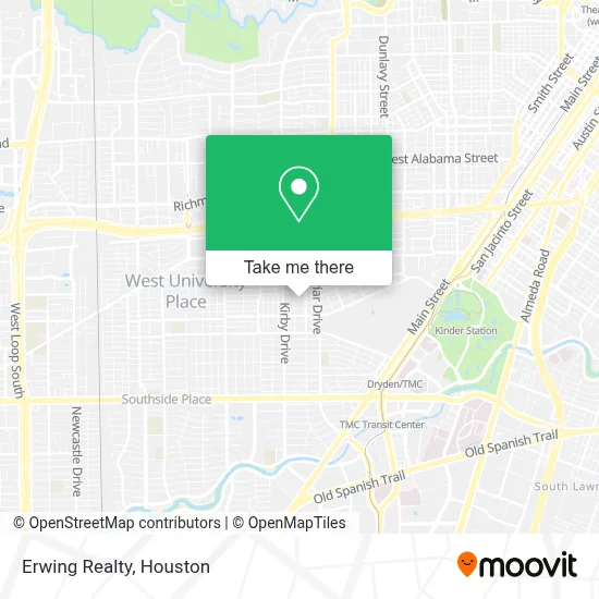 Erwing Realty map