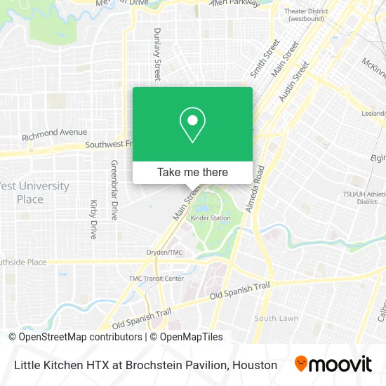 Mapa de Little Kitchen HTX at Brochstein Pavilion