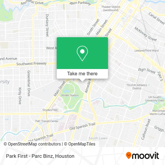 Park First - Parc Binz map