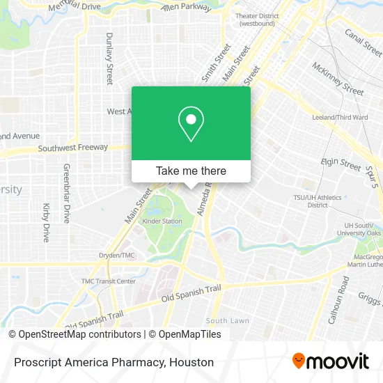 Proscript America Pharmacy map