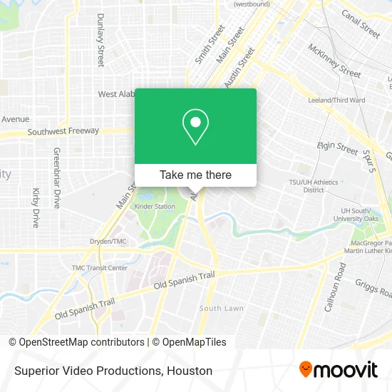 Superior Video Productions map