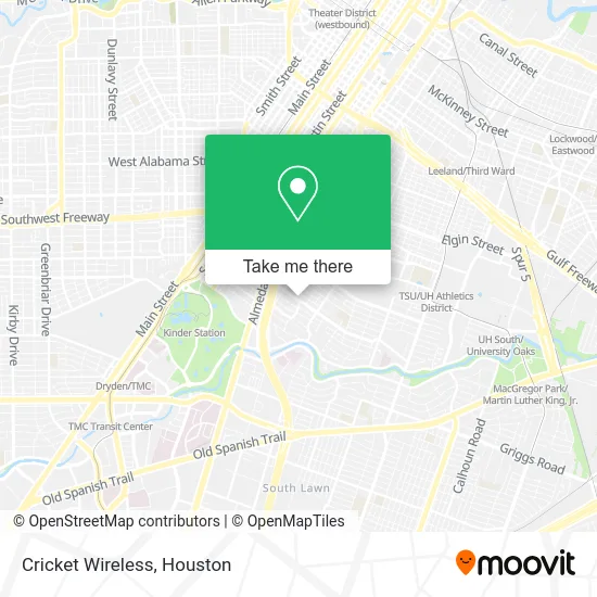 Cricket Wireless map