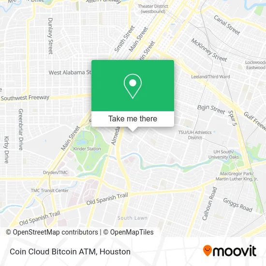 Coin Cloud Bitcoin ATM map