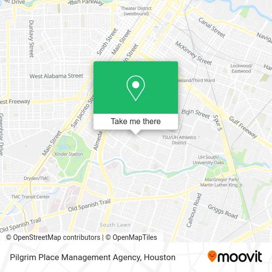 Pilgrim Place Management Agency map
