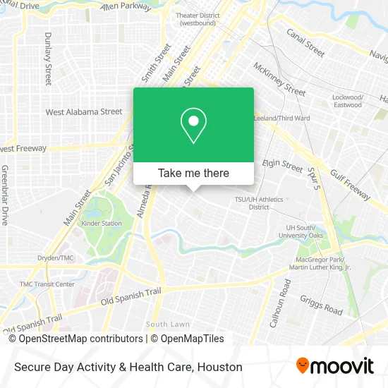 Secure Day Activity & Health Care map