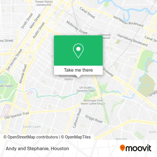 Andy and Stephanie map