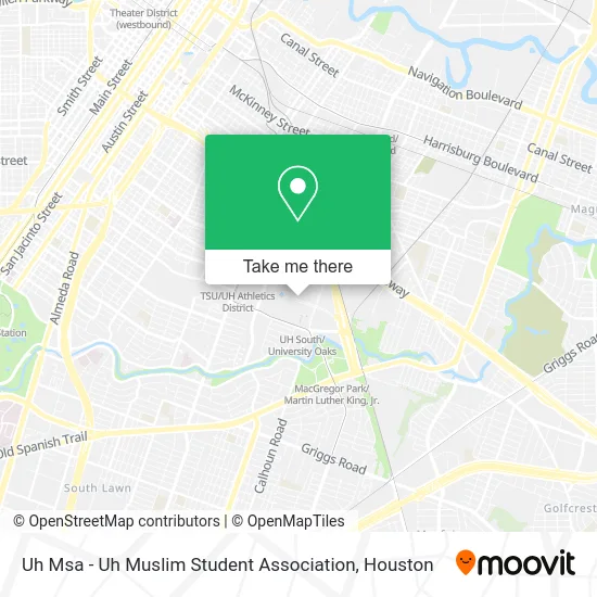 Uh Msa - Uh Muslim Student Association map