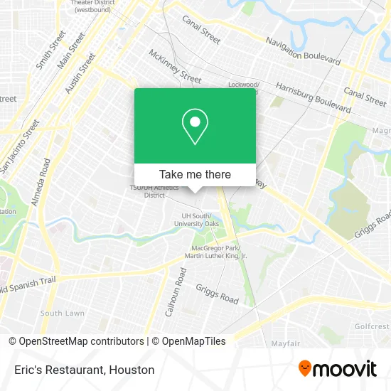 Eric's Restaurant map