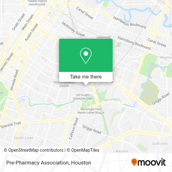 Pre-Pharmacy Association map