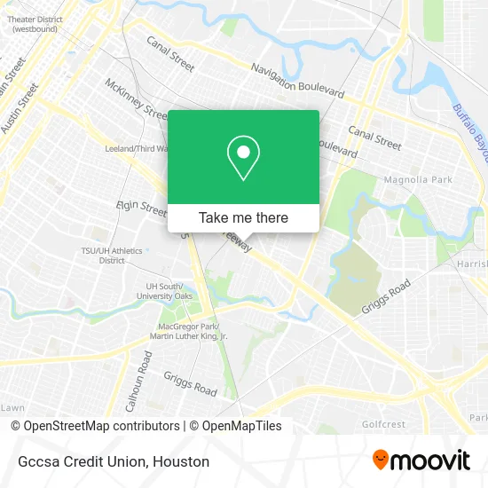 Mapa de Gccsa Credit Union