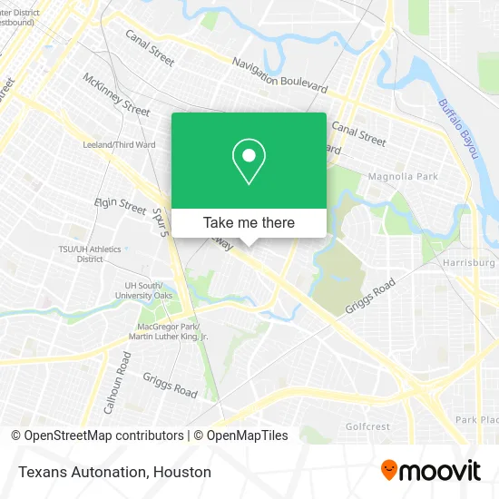 Texans Autonation map