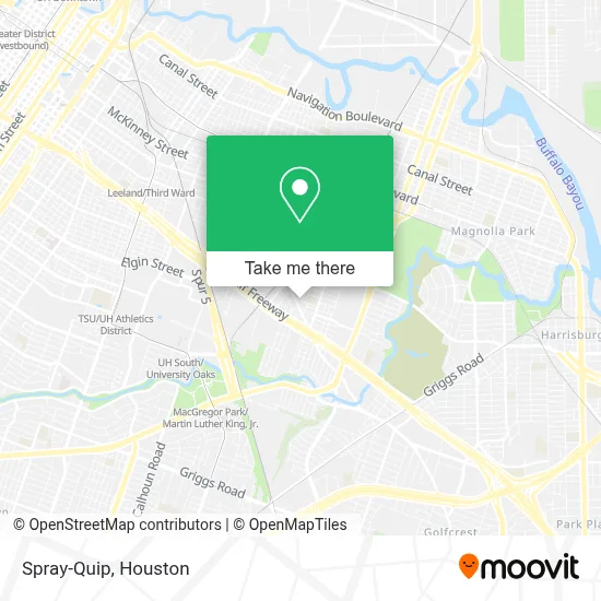 Spray-Quip map