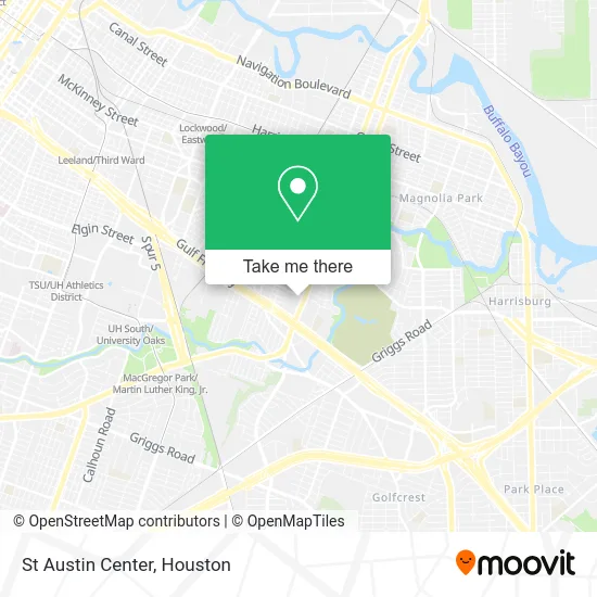 St Austin Center map