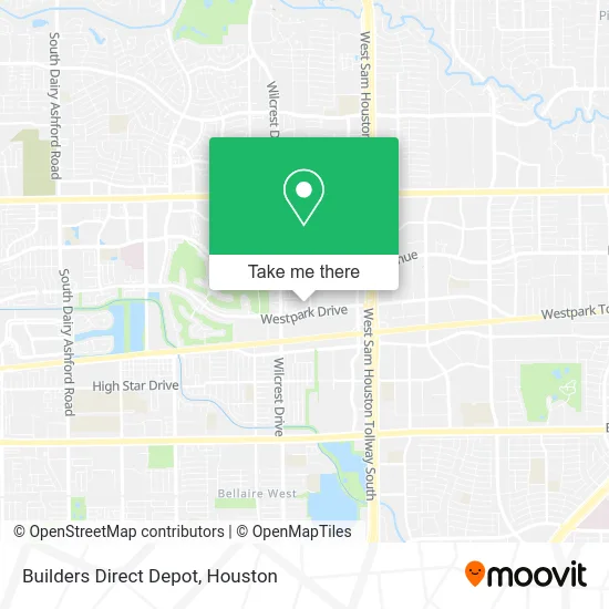 Builders Direct Depot map