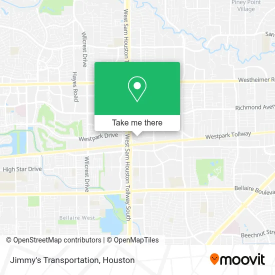 Jimmy's Transportation map