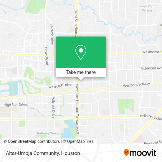 Altar-Umoja Community map