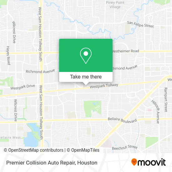 Premier Collision Auto Repair map