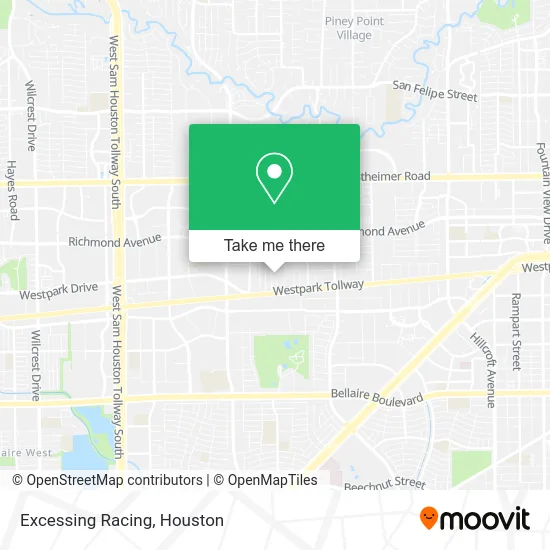 Excessing Racing map