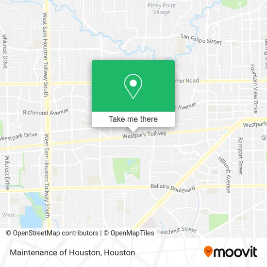 Maintenance of Houston map